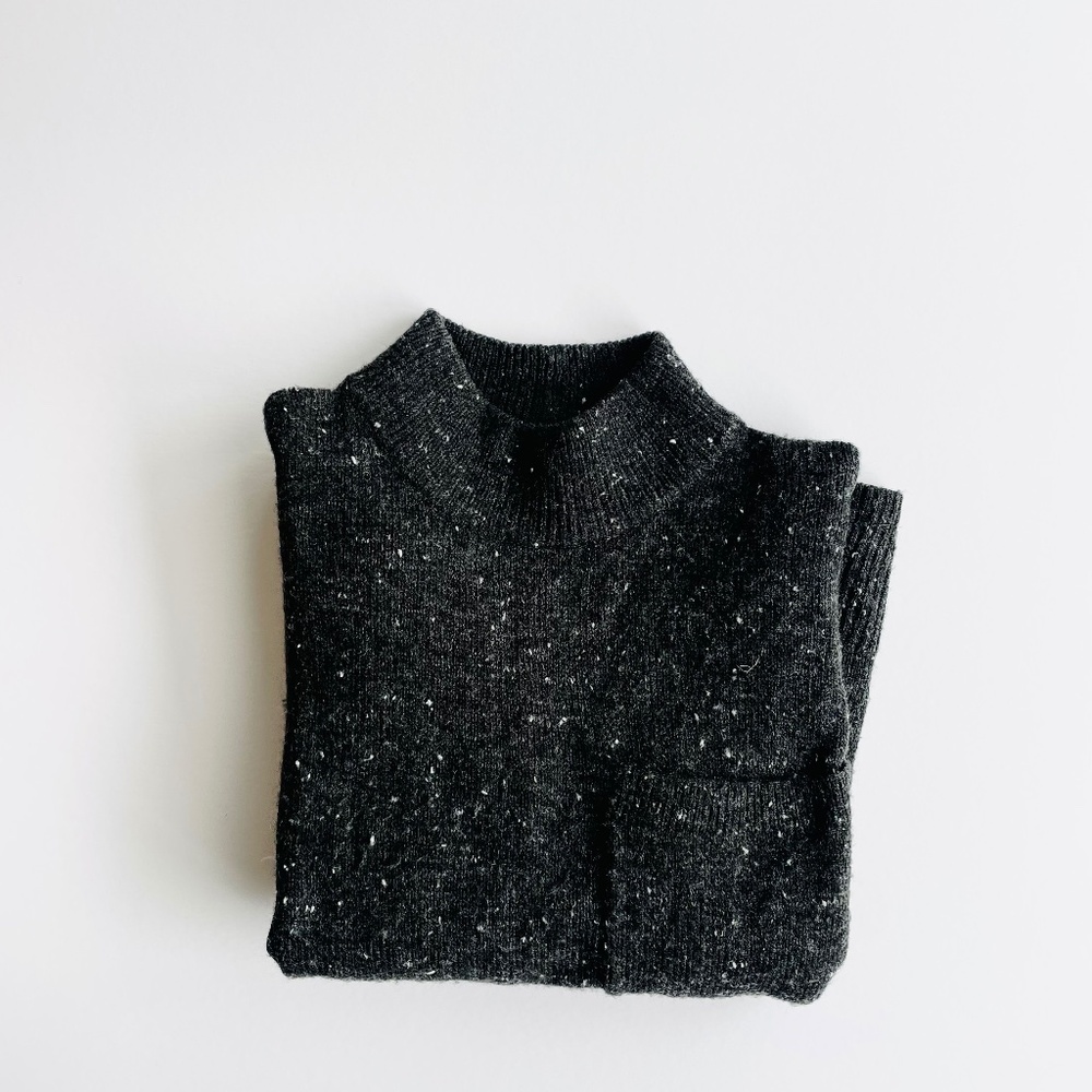 Madewell Donegal mock neck sweater